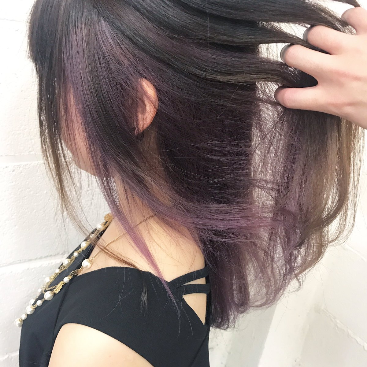 川畑晋也 原宿 美容師 ハイトーンヘアー در توییتر インナーピンクパールカラー インナーブリーチ後にインナーにピンク パールを 春らしい柔らかいピンク グラデーションカラー インナーカラー ダブルカラー 原宿 派手髪 美容師