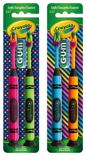 ToothbrushExp's tweet photo. GUM Crayola Marker Toothbrush (2 toothbrush value pack) 227 #Dental #Toothbush #GUM #Sunstar https://t.co/f4inHYO3Ja https://t.co/pH8hQ8CBBE
