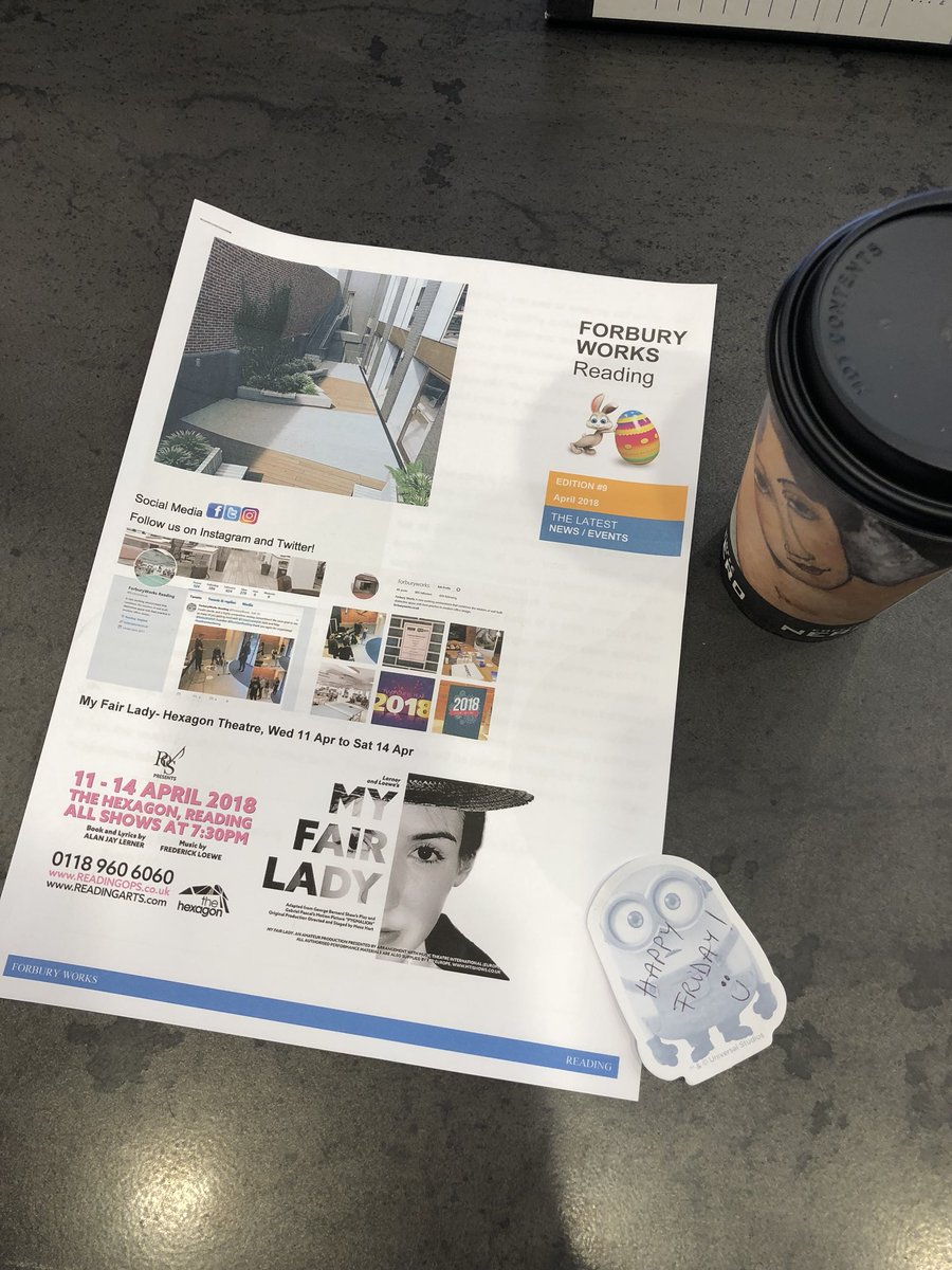 ForburyWorks's tweet image. Happy Friday! Have you taken a copy of our April Newsletter? #weekend #friyay #workworkwork #happydays #coffeetime