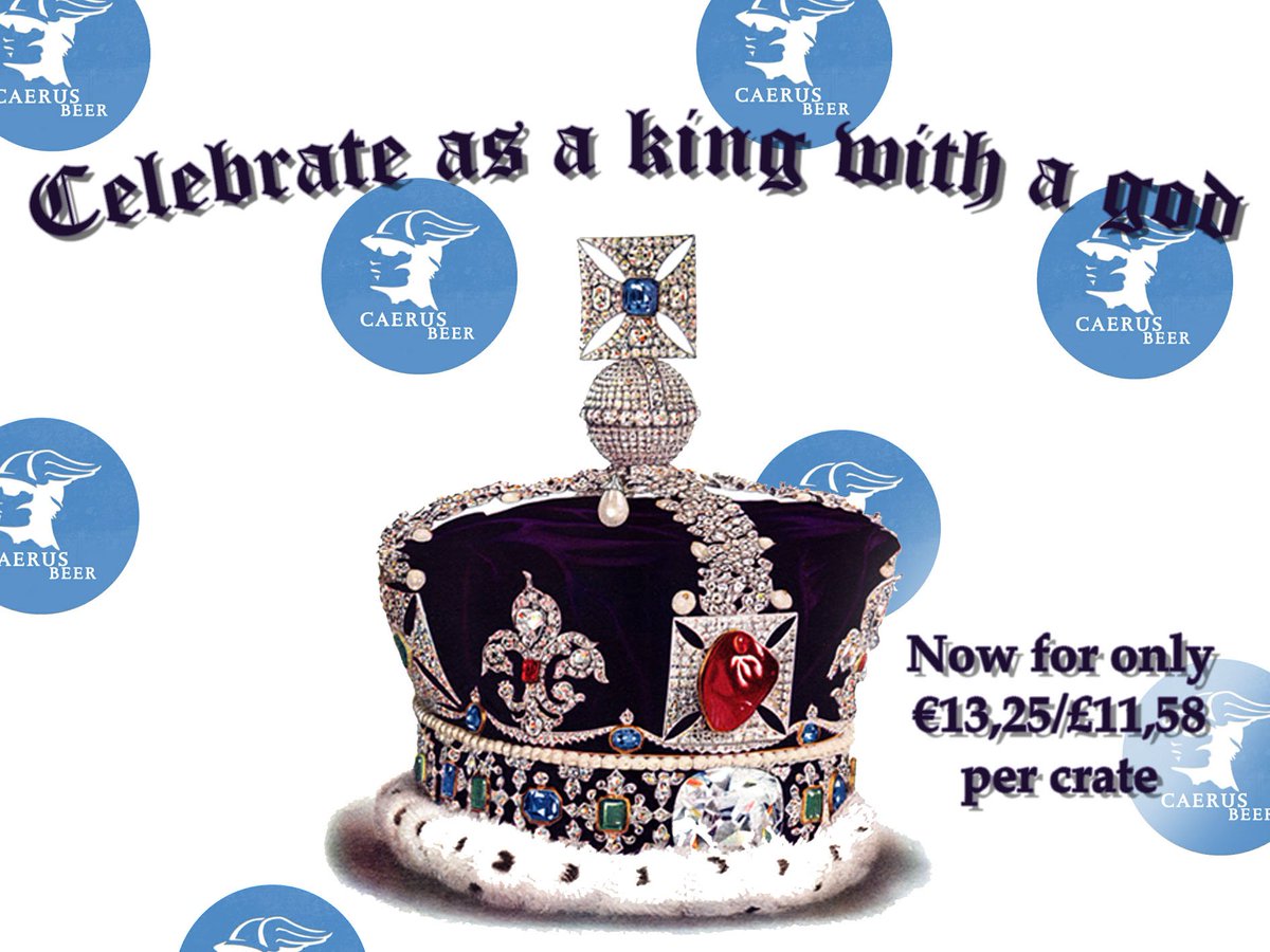 CaerusBeer's tweet photo. @SMOI_DEBB Especially the royal family deserves the god of opportunity, luck and favorable moments. Our Grand Cru is majestic, and perfect for an upper-class event. With Caerus Beer the royal family can make the whole country get together! #GetTogetherWithCaerus #UKRC @SMOI_DEBB https://t.co/LGG8ArJA0d
