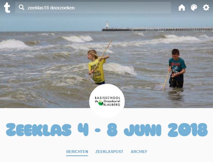 Nieuwe blog gemaakt met tumblr  Werkt prima voor onze #zeeklas zeeklas18.tumblr.com #openluchtklassen #zeeklassen #cwrm #palingbeek #deransel
