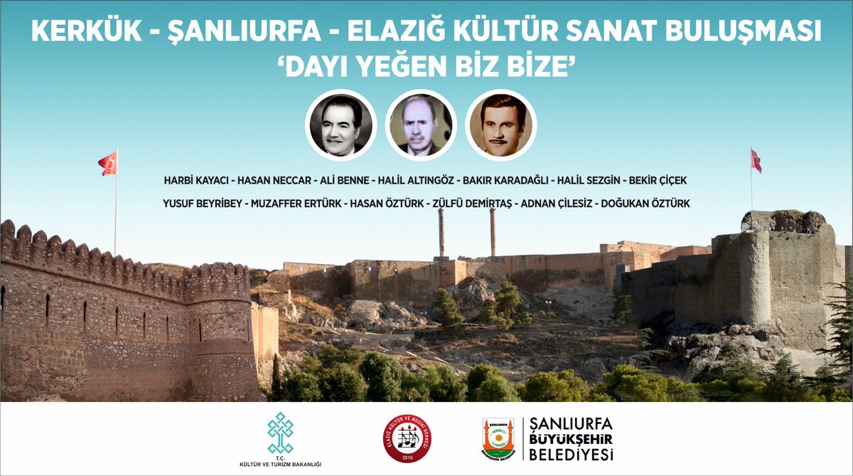 abdulazizkoc's tweet photo. Elazığ Şanlıurfa Kerkük Konserimizi sunmaktan Onur duyarız. 10 Nisanda Urfa’ya bekliyoruz https://t.co/k8Qs62KqQi