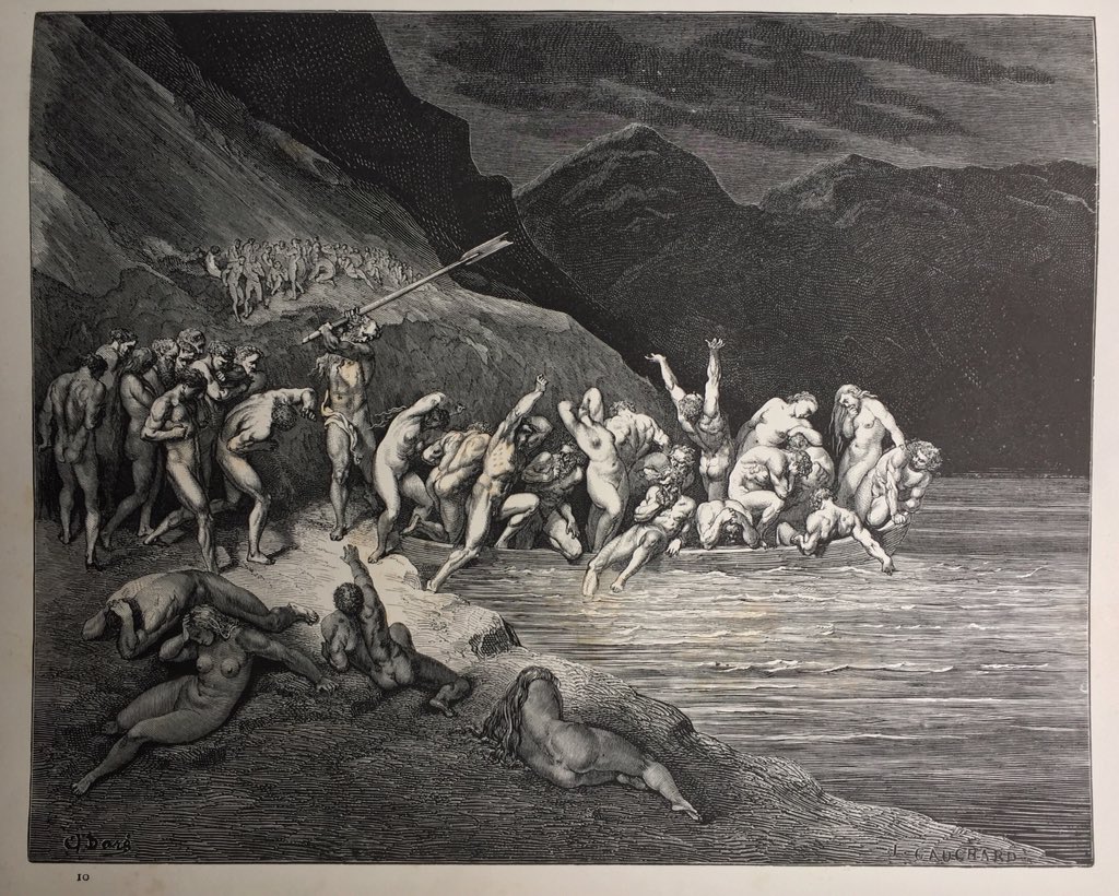 SarahMHarding's tweet photo. Another Day in Hell.
Day 10.
Adamโs evil brood.
#anotherdayinhell #Dante2018 #avisionofhell #gustavedore #dore #illustration https://t.co/o3EKEee1NG