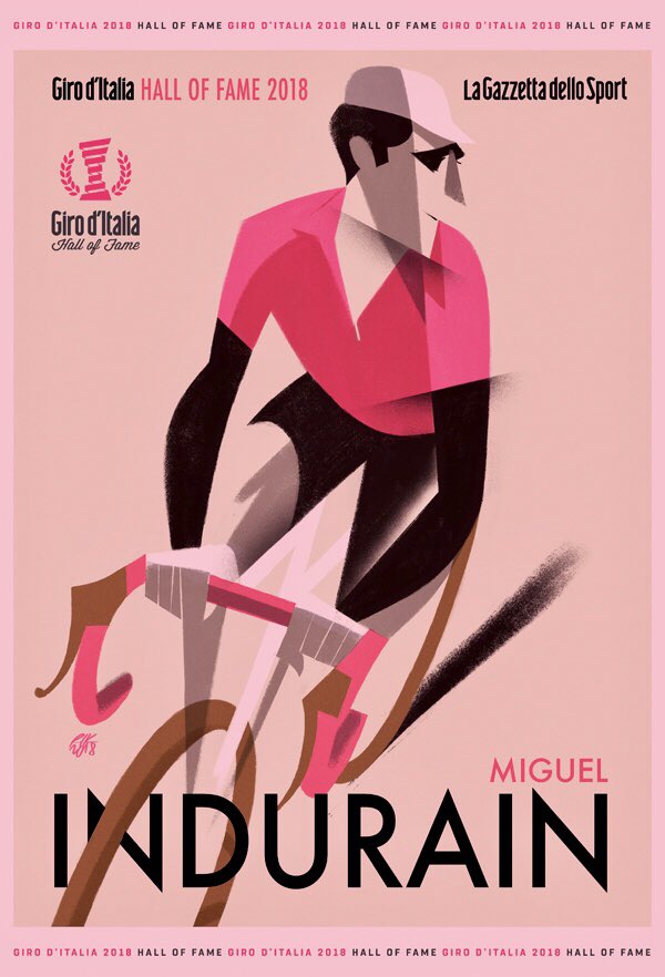 Comunque Miguelon disegnato da <a href="/mumblerik/">Riccardo Guasco</a> per l’ingresso nella #HallofFame del <a href="/giroditalia/">Giro d'Italia</a> è un vero spettacolo 👏🏻👏🏻👏🏻 #Giro