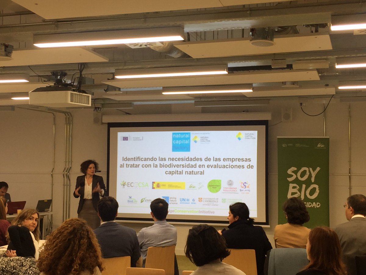 Naturgy's tweet photo. Hemos participado en un taller organizado por @ecoacsa y la @FBiodiversidad para identificar las necesidades de empresas y organizaciones a la hora de evaluar las acciones en #biodiversidad y capital natural. https://t.co/W8BYPFh1y6