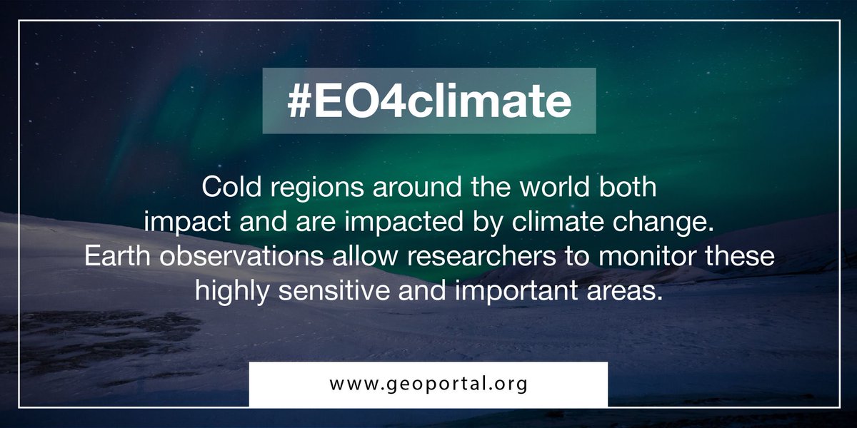 GEOSecretariat's tweet photo. Cold Regions are found over 100 countries, and billions of people live in them. #EarthObservations are vital to monitor the impacts of #ClimateChange in these areas. https://t.co/CumdLyVkJV #EO4climate #GEOCRI #ClimateShow https://t.co/EmlrN9xsMO