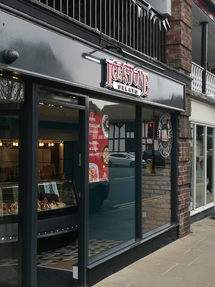 ShitChester's tweet photo. Good news @icestonegelato opens today https://t.co/YynVTBaXEK