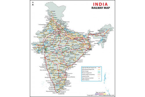 South Indian Railway Map Mapsofindia Store On Twitter: "Do You Know The Next Station You Will Visit?  Or The Best Route To Reach Your Final Destination Shop For This Colorful Indian  Railway Map, That Illustrates Broad