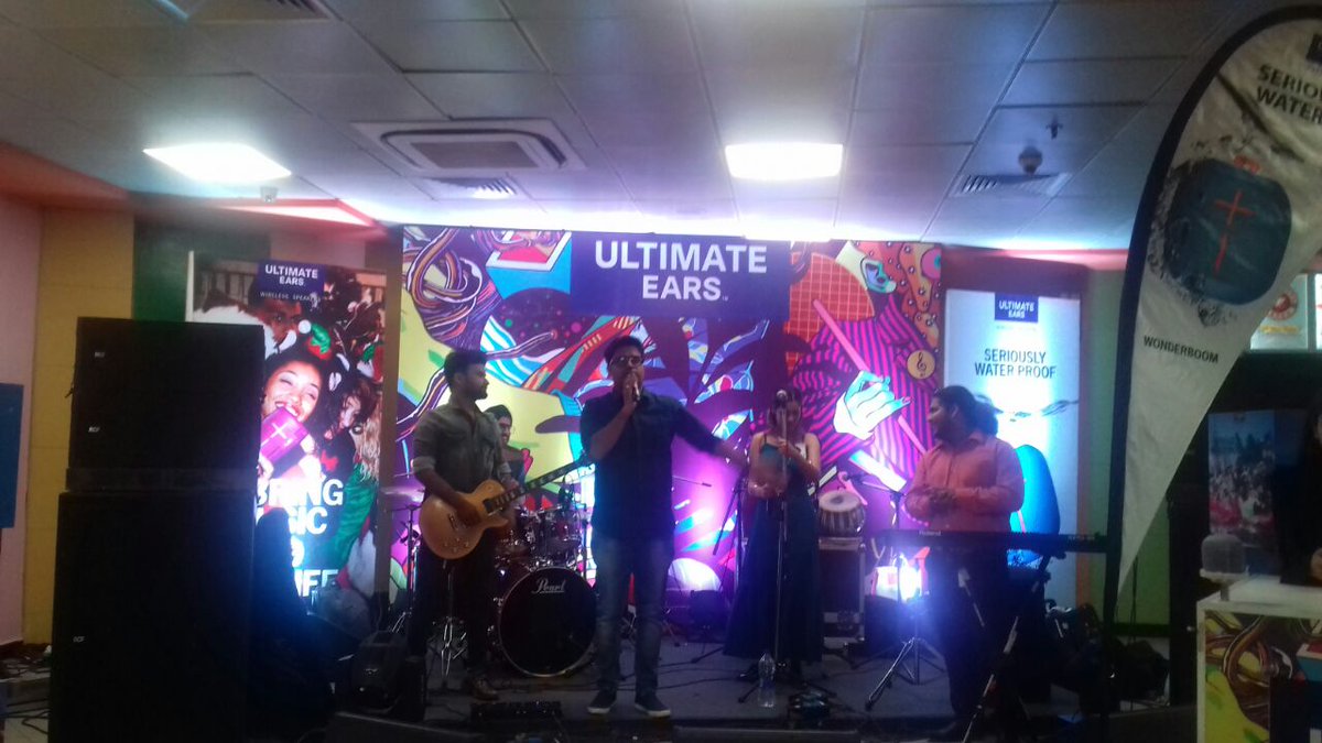 CraftbuzzEvents's tweet photo. #Bandperformance #Craftbuzzevents #Wiproaudience #Successfulevent #UltimateEars #SaritaVihar https://t.co/952ksnnb6I