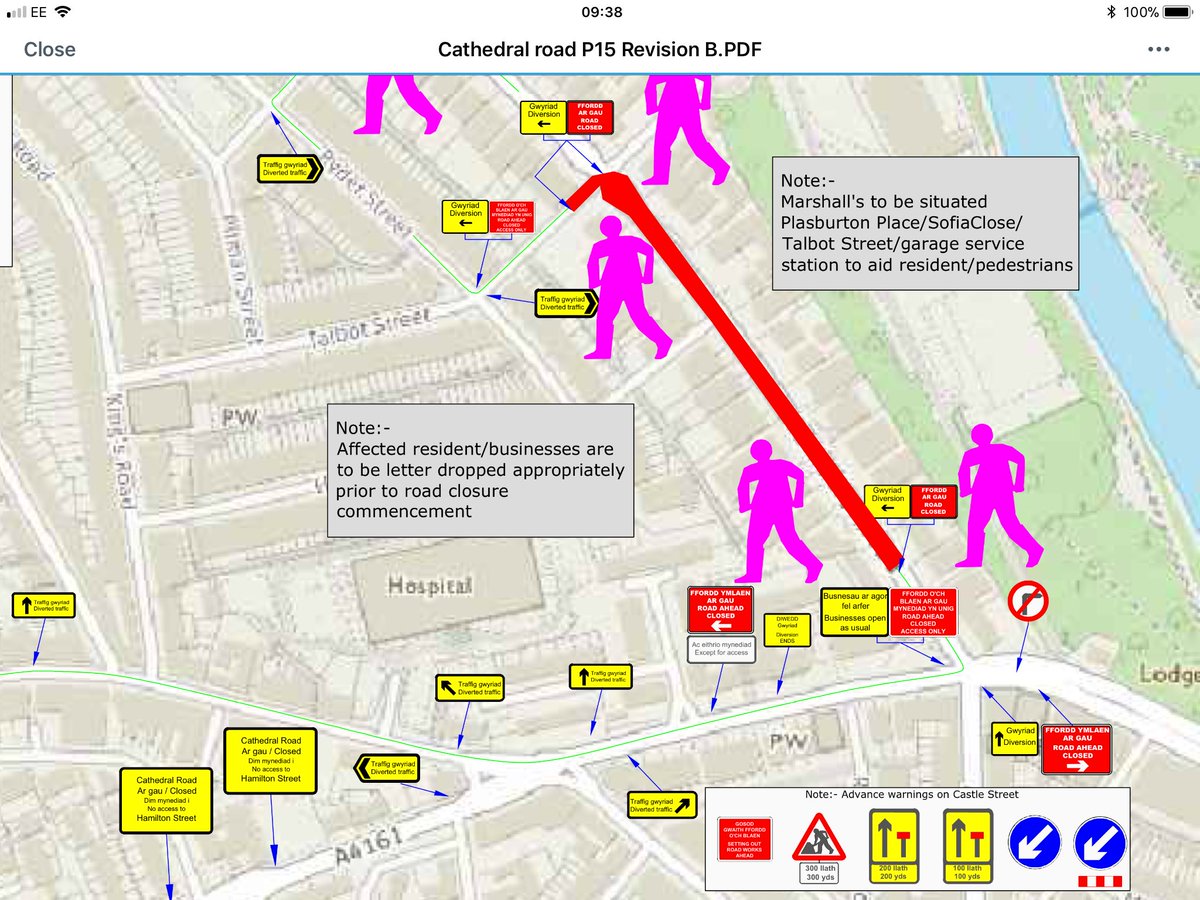 CaroWild's tweet photo. Info here on some Cathedral Rd closures. bottom stretch will be closed this Sunday and every evening next week from 7. This is to allow for the final stages of the Sophia junction to be completed and resurfaced. Diversions in place. https://t.co/AegNqz4SNM
