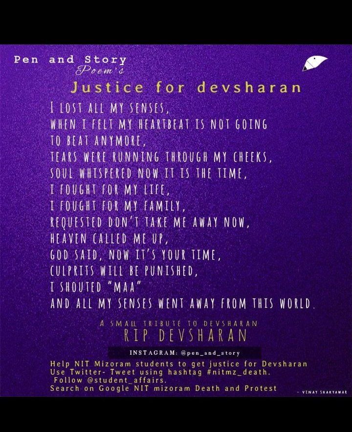 nabins_1999's tweet photo. #NITMZ_DEATH
#JUSTICEFORDEVDHARAN https://t.co/RwbvgEZplv
