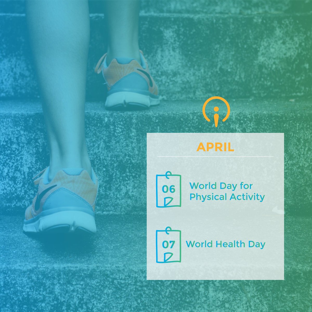 A two-day journey of physical exercise, health and #ENERGYEFFICIENCY… starts right now!

At work or at your apartment, prefer to go up and down stairs instead of using the elevator.  💪

#GReSBAS #WorldDayForPhysicalActivity #WorldHealthDay2018