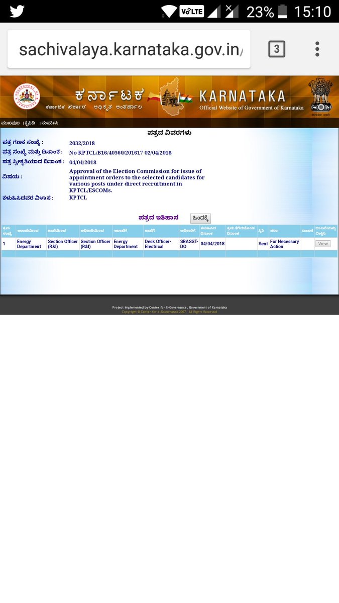 KiranumarB's tweet photo. @ceo_karnataka @Ratnaprabha_IAS @DKShivakumar 
Respected sir/madam,
Kptcl has requested for election commission approval to provide joining orders. Please help us to get orders.2 years we have been struggling with this recruitment.
Ref doc : https://t.co/qSND63cbwe