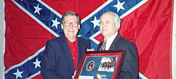 Bluegrassmom46's tweet photo. @benwikler @AprilDelRario Mitch really had some issues with President Obama, didn't he? He's had them all his life. #racist #poorKY https://t.co/vC5KYB3s1g