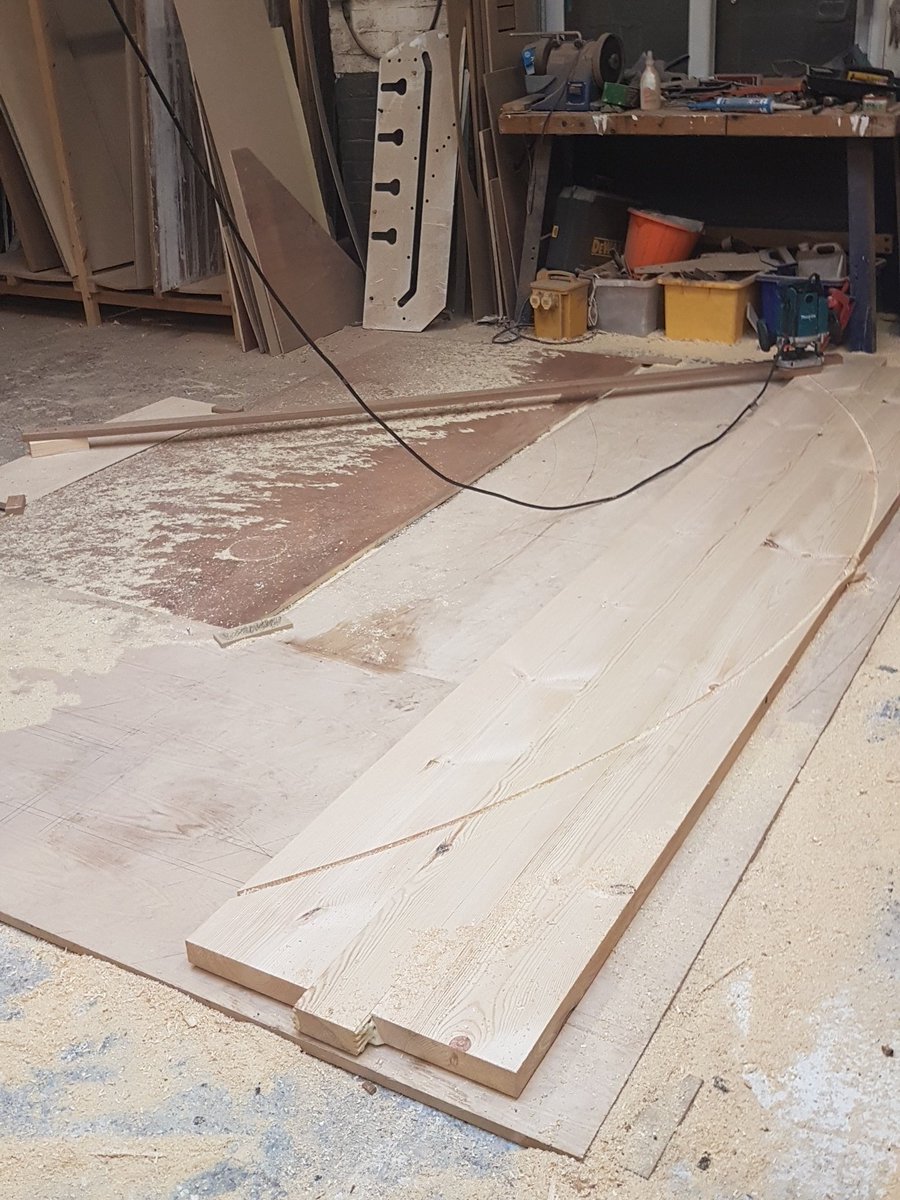 renshawjoinery's tweet photo. Reception counter subframe about to disappear behind MDF and fancy lamiantes 😎 https://t.co/r8RrbHqP7p