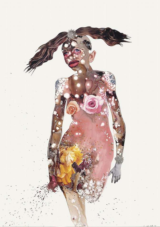 womensart1's tweet photo. Kenyan born artist Wangechi Mutu, considered to be one of the most important contemporary African artists of recent years #womensart https://t.co/qTL4Sa54a4