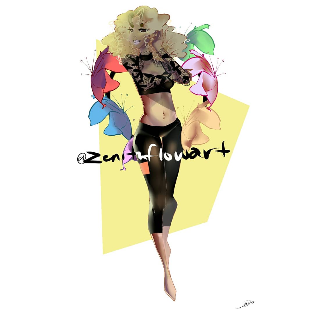 zenithflow_art's tweet photo. Commission done!! Colorful little piece. Going back and forth just to finish pictures while working late at my regular job. Basically a walking zombie 😧 #zenithflowart #artist #artistofual https://t.co/YuWfjXcUG0