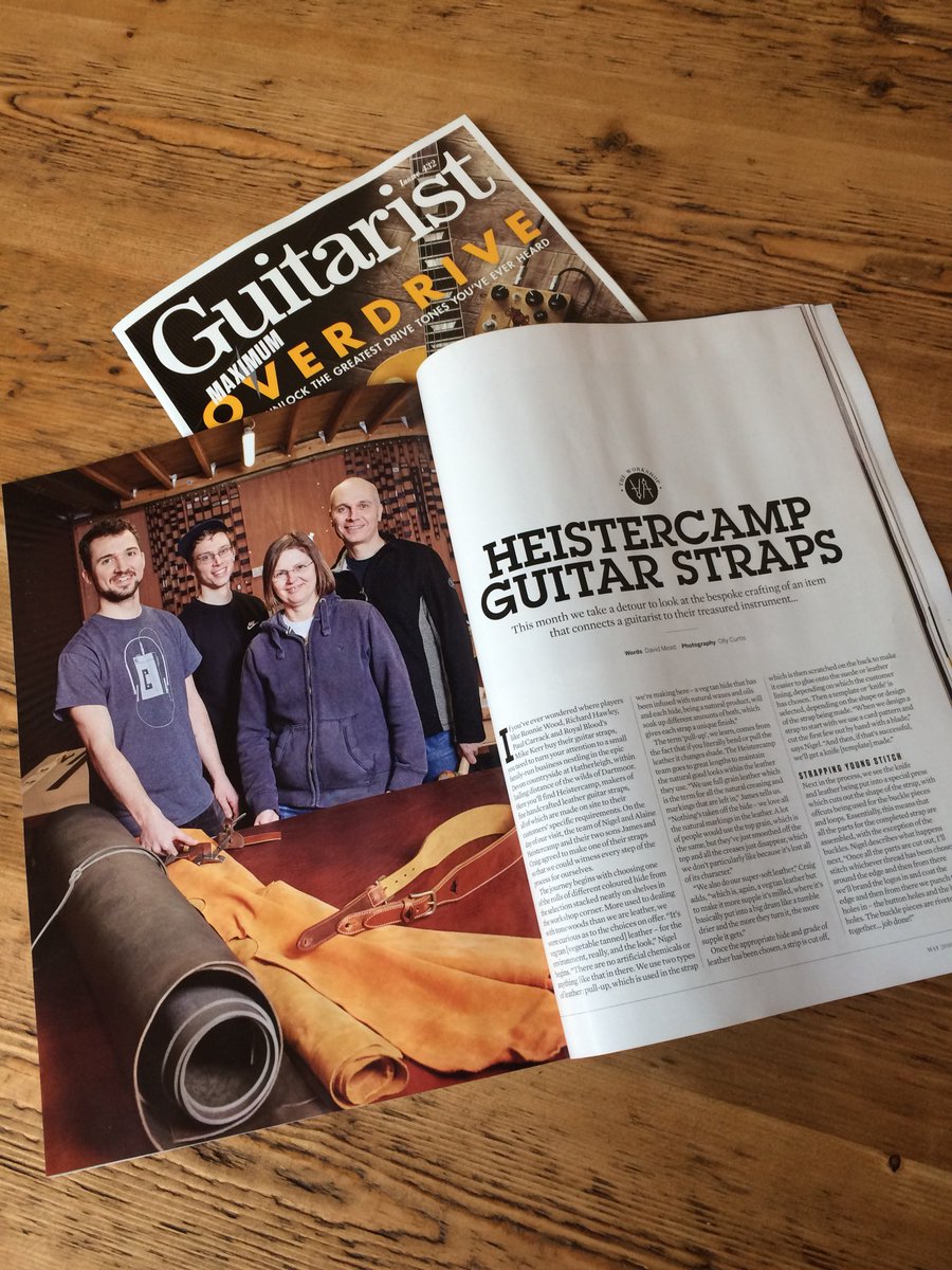 Received our copy of the <a href="/Guitarist_Mag/">Guitarist Magazine</a> this morning and found some familiar faces inside... 
If you haven't already picked up a copy, do so now and read all about their visit to our workshop!
Big thanks to David, Neville and Olly for coming down and making it happen!