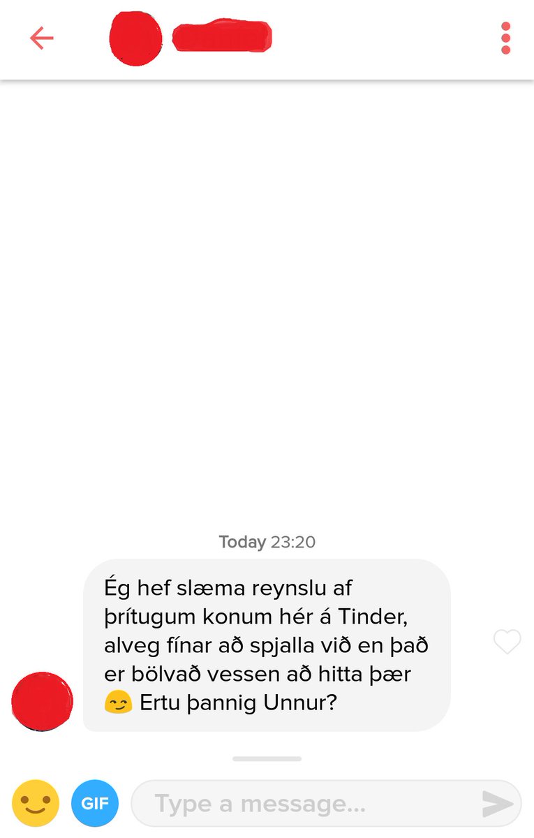 uflovenz's tweet photo. "Já ég þrái ekkert heitar en að hitta þig eftir þessi skilaboð!" -sagði eingin aldrei #tinder #hverersamnefnarinn #pikuplínur https://t.co/gL5xV1bp3p