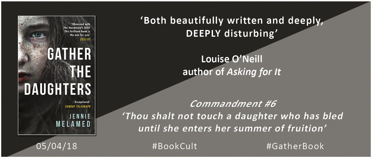 TinderPress's tweet photo. Dark, chilling and disturbing. Intrigued? Gather the Daughters is the book for you! @TinderPress #GatherBook #BookCult @jennie_melamed https://t.co/S3s3bTcUlL
