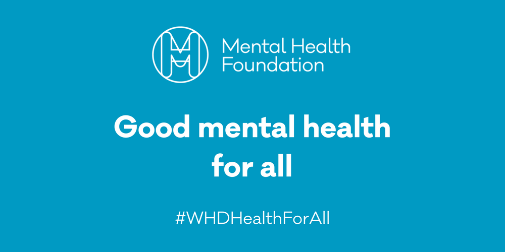 It's #WorldHealthDay2018. We want to call for a world with good mental health for all. #HealthForAll