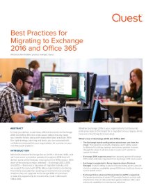 dangauntner's tweet photo. Uncover these 8 key steps and best practices you need to follow to ensure a successful migration to #Exchange2016 and #Office365. https://t.co/Aq2N0gIQbS #WeAreQuest https://t.co/VCIGKU98GA