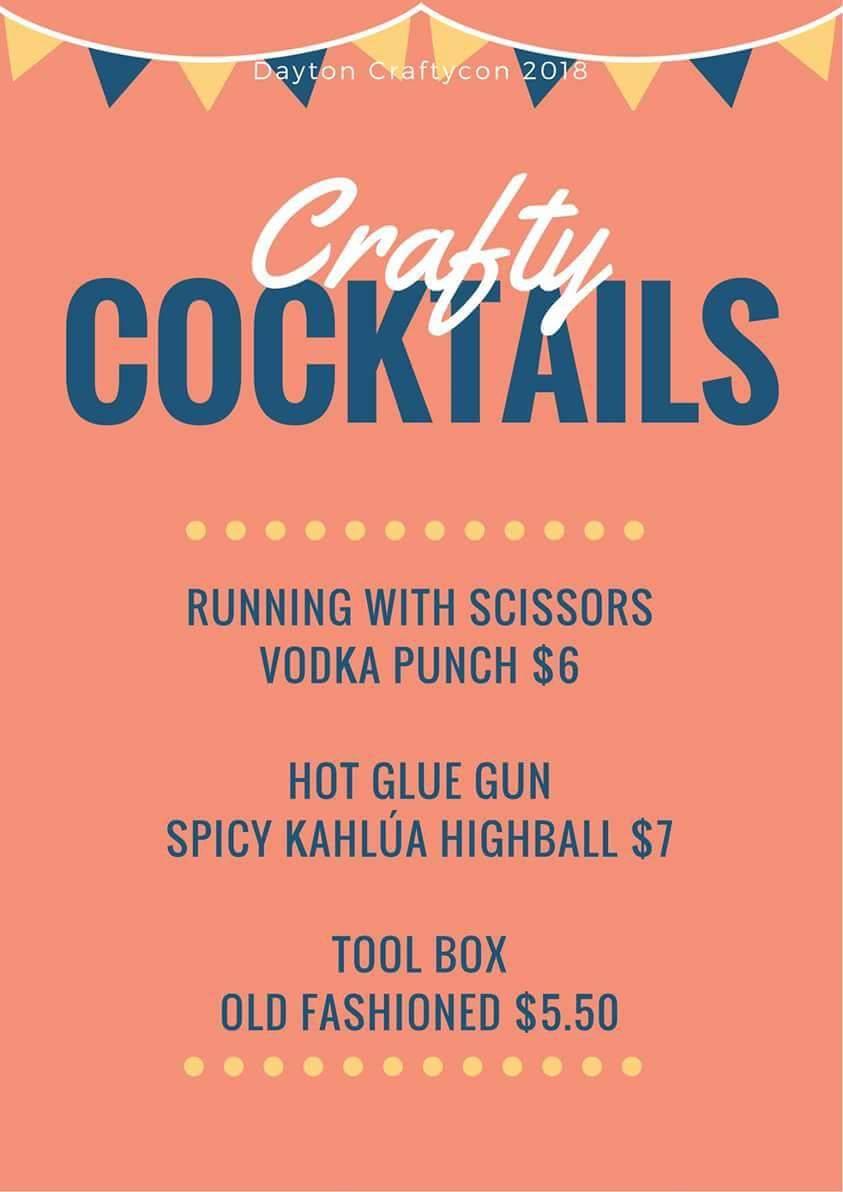 Check out the crafty cocktails available at tonight's Sideshow fundraiser CraftyCon held at the <a href="/YellowCabTavern/">Yellow Cab Tavern</a>