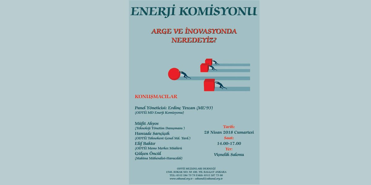 Arge ve İnovasyonda Neredeyiz // Panel - ankaraguzeldir.org/etkinlik/arge-…