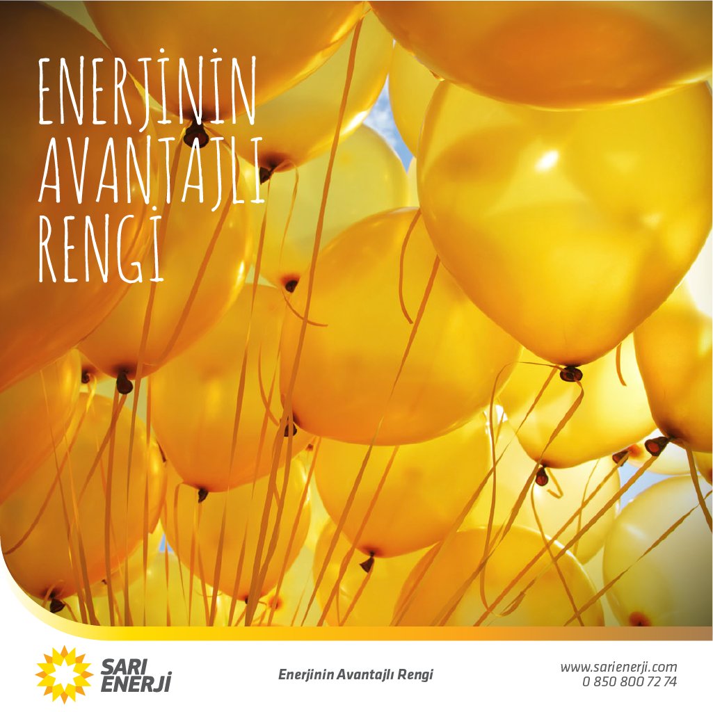 SariEnerji's tweet photo. Enerjik ve güçlü hissetmek için tercihin; Sarı olsun! 💛 #sarıenerji  #sarı #enerji #pazar https://t.co/n2tR6bZLv0