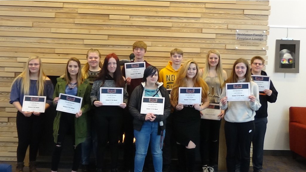 Thanks to all that attended the Student of the Month Ceremony.  Congrats to those that earned the honor! #318Pride