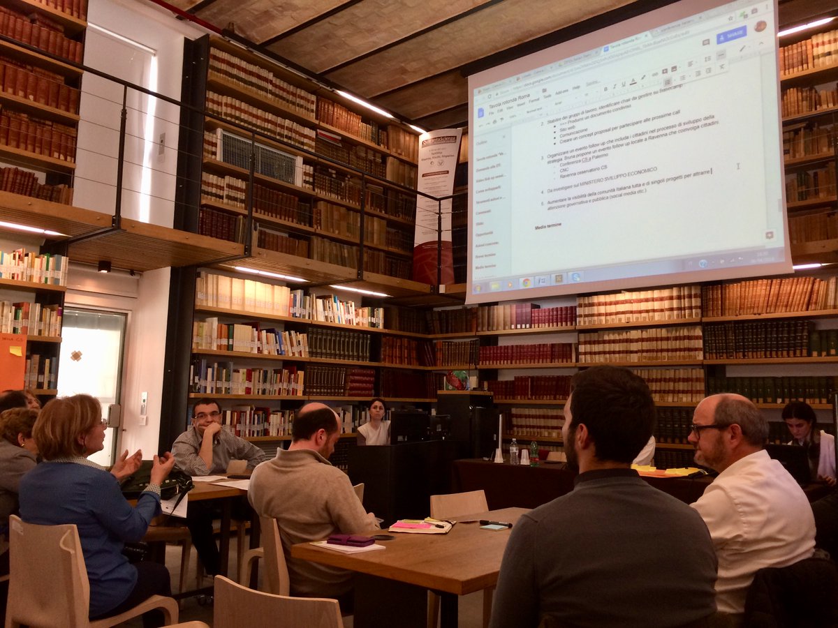 EUCitSciProject's tweet photo. final session in Rome -> attendees identify concrete follow up actions in short & medium term! #togethersci #CitSciItalia! https://t.co/1rQCalkfhG