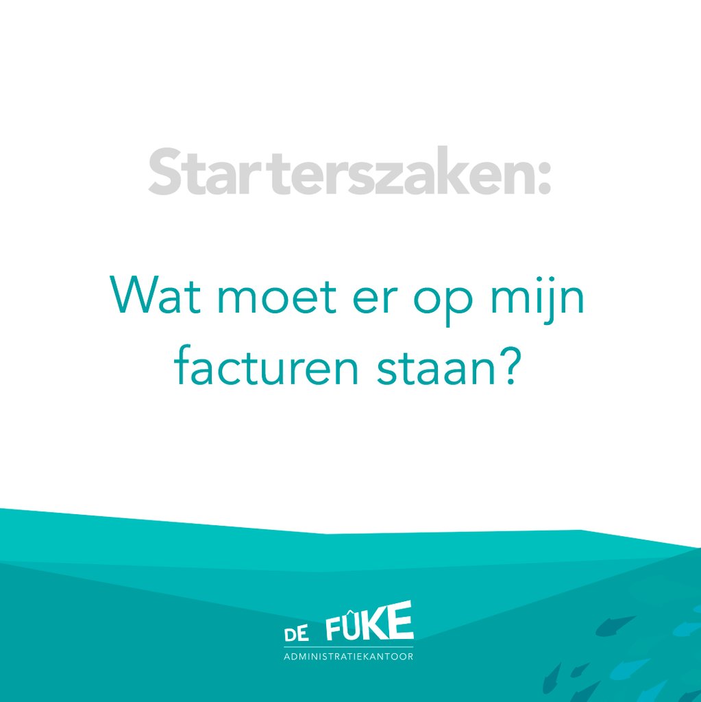 de_Fuke's tweet image. De meest gestelde vraag onder startende ondernemers: wat moet er allemaal op mijn facturen staan? Wij geven je het antwoord in onze blog! bit.ly/2GFNMuQ