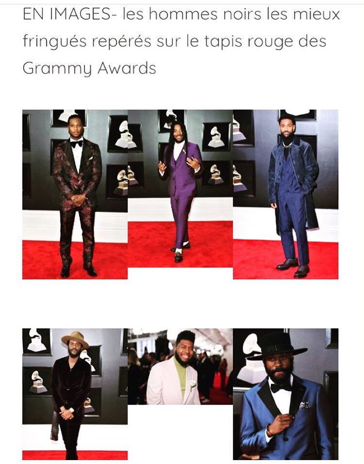 NinortaMalke's tweet photo. Best dressed black men on the grammys award👑 Merci beaucoup 
@MaliMusic 
#stylist #grammys #malimusic #music #styling #suit #hat #newyork #grammys2018 #fashionstylist https://t.co/5pUDX9CUTZ