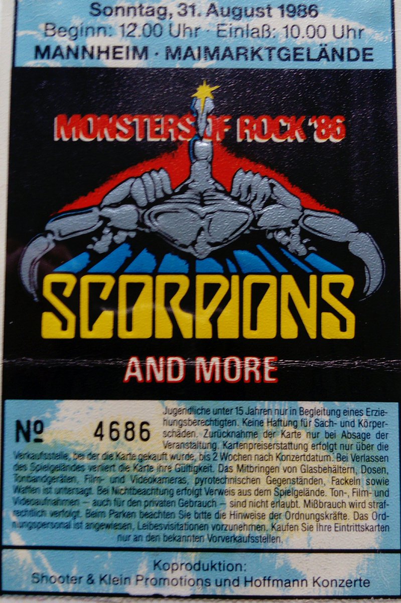 Monsters Of Rock Def Leppard Monsters Of Rock 1986 Nuremberg West Germany