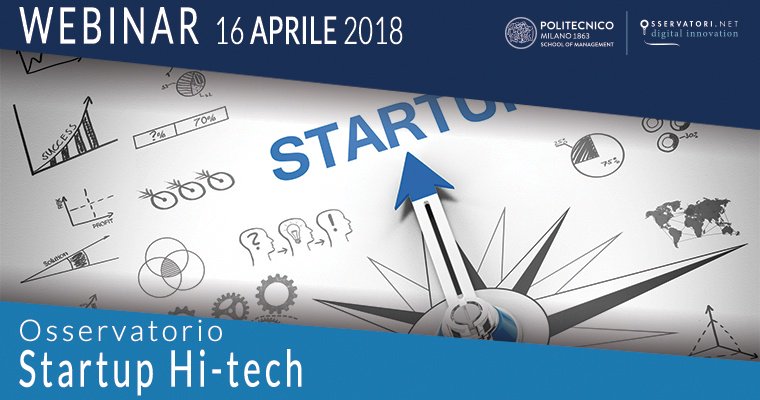 Quali sono le #startup hi-tech Italiane e quali le loro caratteristiche?
Come è cambiato l'ecosistema delle startup in Italia dal 2012 ad oggi? Segui il #webinar "L’Ecosistema delle Startup #Hitech in Italia" 🔎bit.ly/2GFMRpX