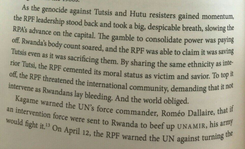 TheoMpoze's tweet photo. Let's recall yesterdays:
1990-94: #Kagame & #RPF killed uncountable number of #Hutu in Byumba.
94: Killed 2 Presidents #HabyarimanaNtaryamira
1995: #KibehoMassacres #10thousands killed.
#DRC: #MappingReports, >#8Millions Killed by RPF.
How could he EXPECT to ESCAPE from these? https://t.co/Jja09Uomn3