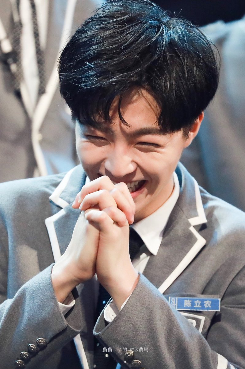 WithLinong's tweet image. NINE PERCENT - 陈立农 ❤️ 
大明星要一直幸福下去哦 !!