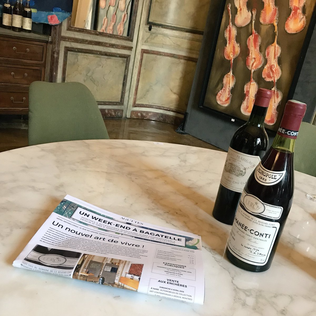 PhilippeLouisLR's tweet photo. Un Week-end à Bagatelle par @CAguttes : Expo en cours. Vente dimanche @villedeNeuilly #design #montres #vins #spiritueux #artcontemporain #automobiles https://t.co/F6oabUAfVC