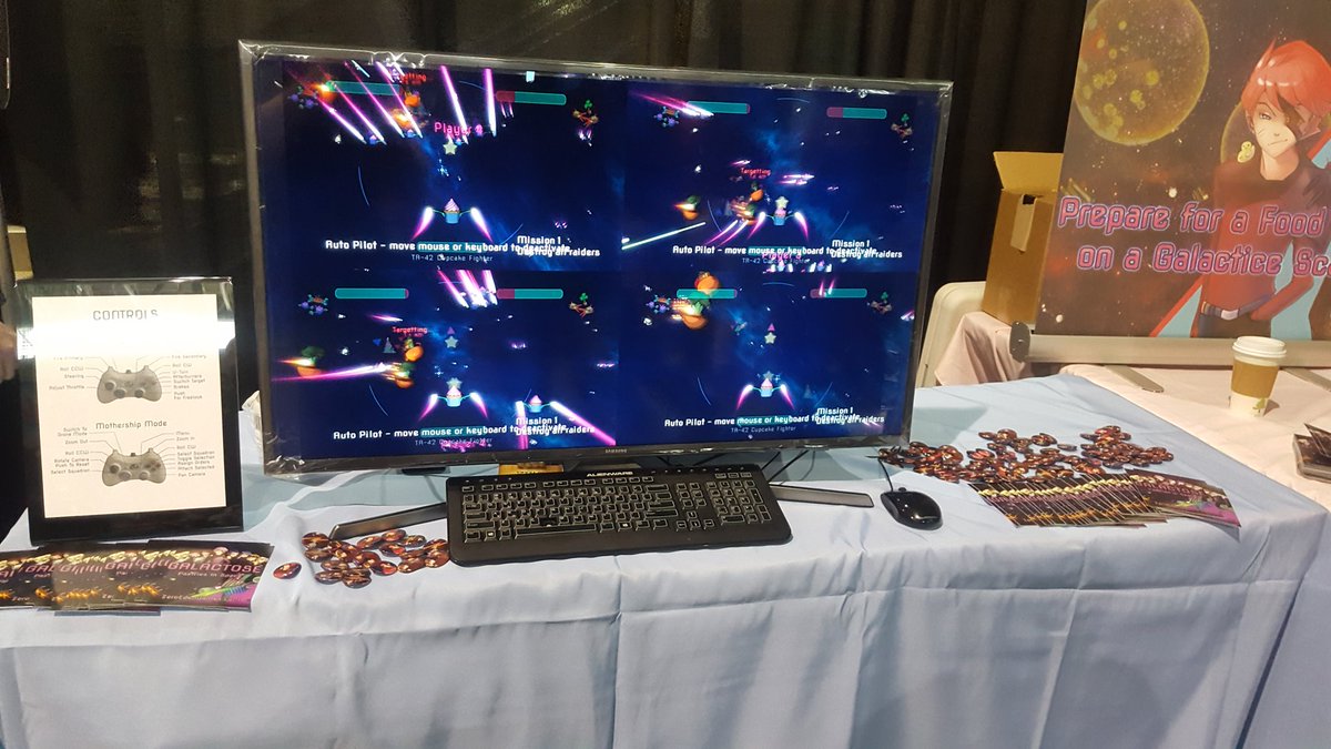 Our feature of the day for #Galactose at #PAXEast2018 : Four Player Mode!