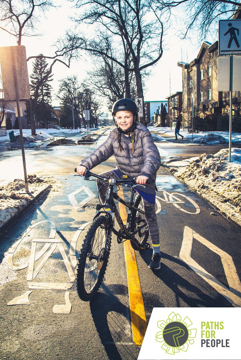 pathsforppl's tweet photo. Spandex definitely not required: Bike lanes are for everyone. 🚲 Help us advocate for more safe cycling infrastructure in the city. https://t.co/TQLdcJmMVf #yegbike #ACityforLife #streetsforeveryone #yegcommute https://t.co/9HS8AciXFt