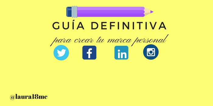 laura18mc's tweet photo. Guía definitiva para crear tu #MarcaPersonal en 2018 https://t.co/SfCPq8AZDH https://t.co/QlEpzfBaw3