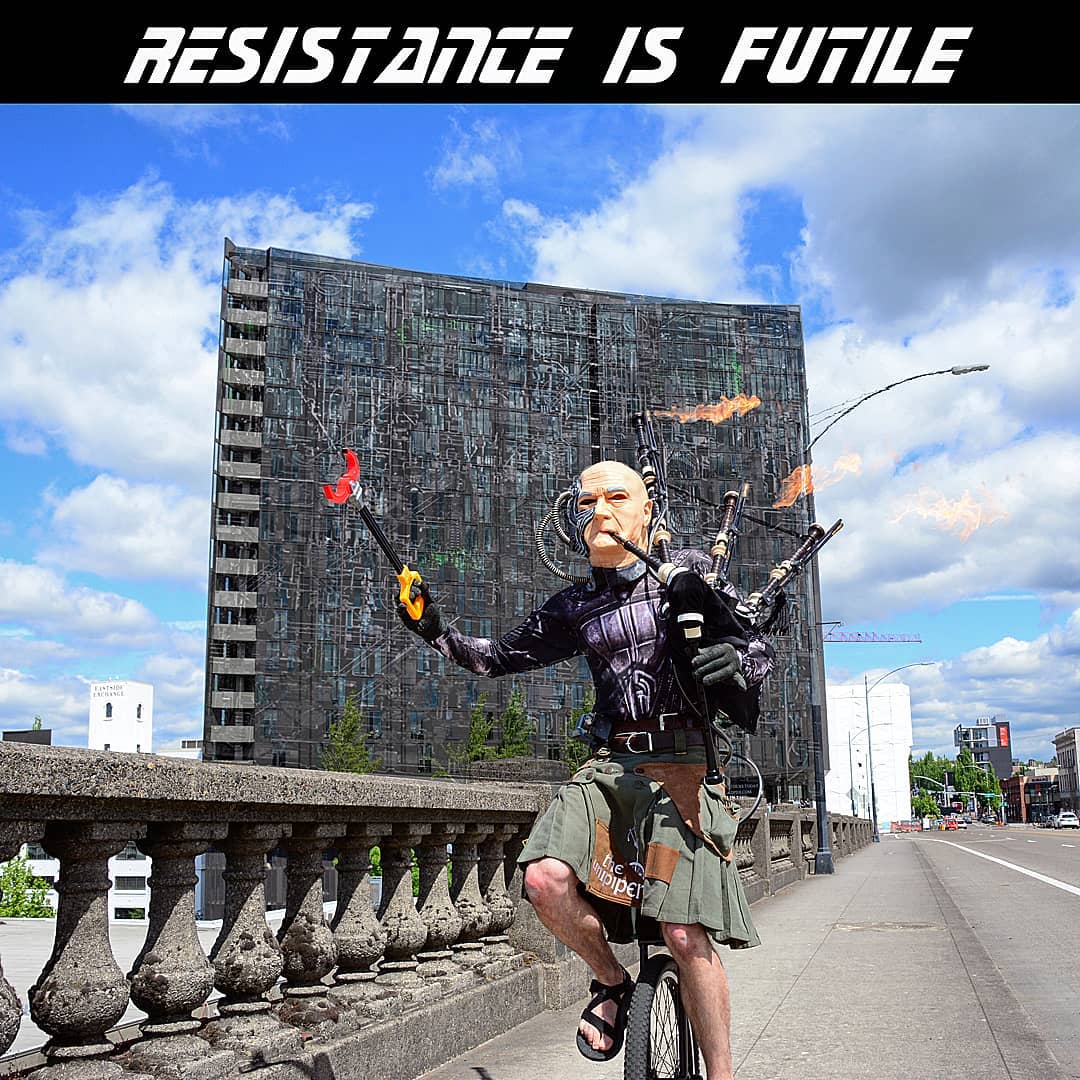 When life gives you a Borg cube... #KeepPortlandWeird #BeAnOriginal #pdx #portland