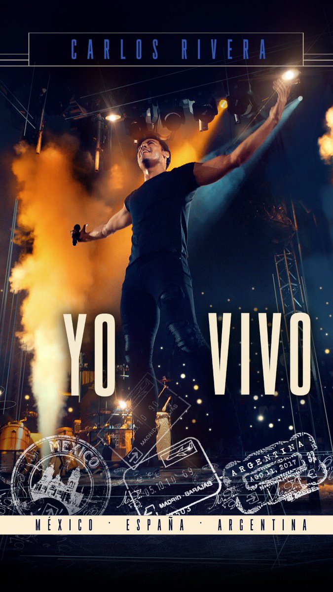 _CarlosRivera's tweet photo. Ya esta disponible #YoVivo en todas las plataformas digitales del mundo. El documental DVD+CD solo en Mex/Esp/Arg  Espero que lo disfruten. 🙏🏼❤️

https://t.co/OfzRkm48Bz https://t.co/Zp9trCtj4U