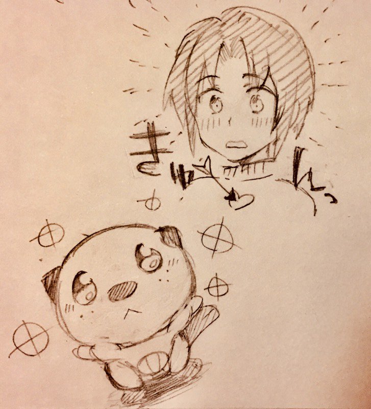 【クロオバ】一織がポケモン御三家もつならダイケンキかなって……ミジュマルのときの可愛さに打たれて普通に進化させてそう(ほんとは進化させたくなかった) 