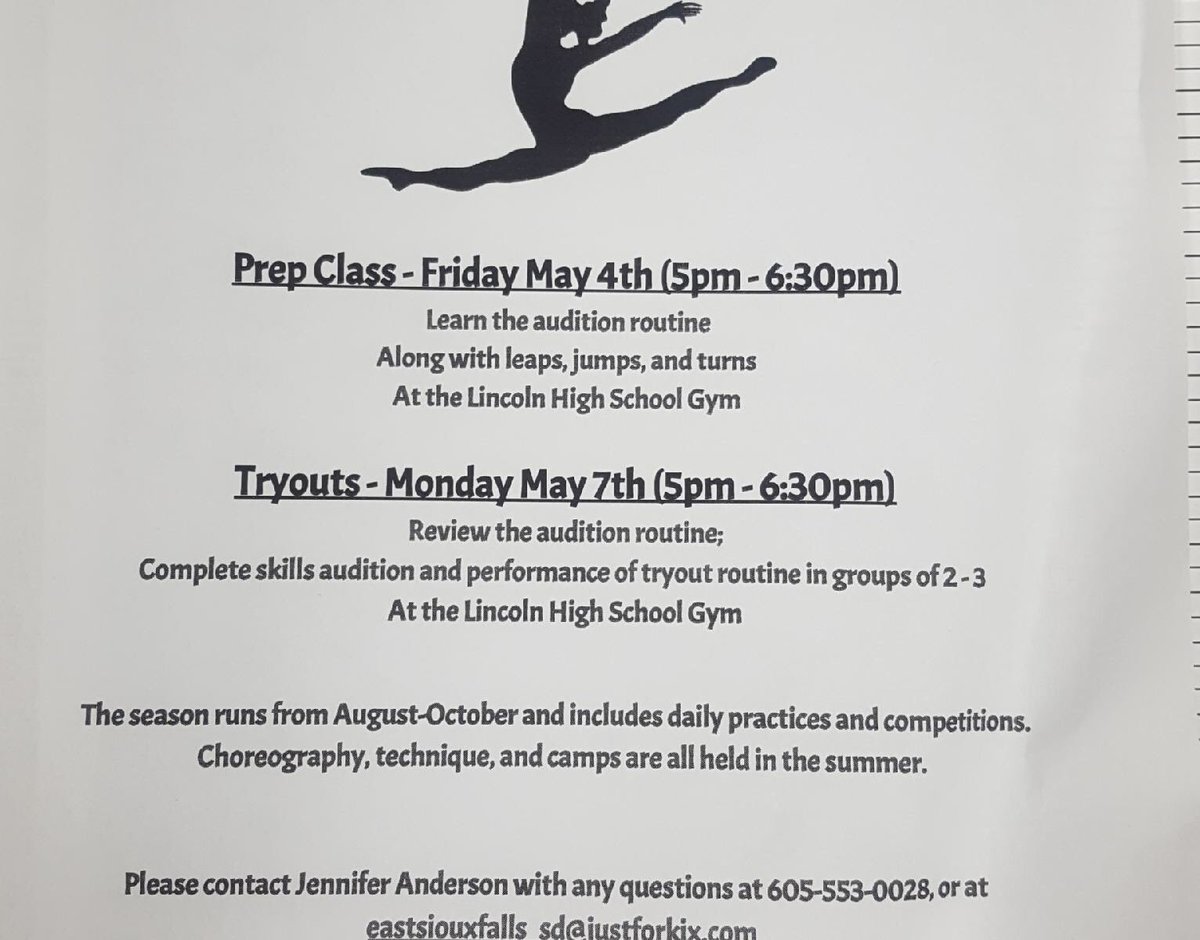 Interested in Lincoln Competition Dance Team!?!