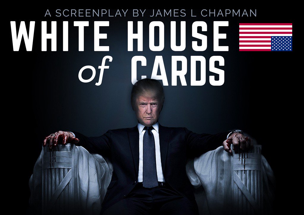A House Of Cards Parody Starring Donald Trump.

preadr.com/l/5ac687d486c4…
<a href="/realDonaldTrump/">Donald J. Trump</a> <a href="/HouseofCards/">House of Cards</a> 
#humour #Satire #trump #houseofcards #parody #contentchat #WhiteHouse #Government