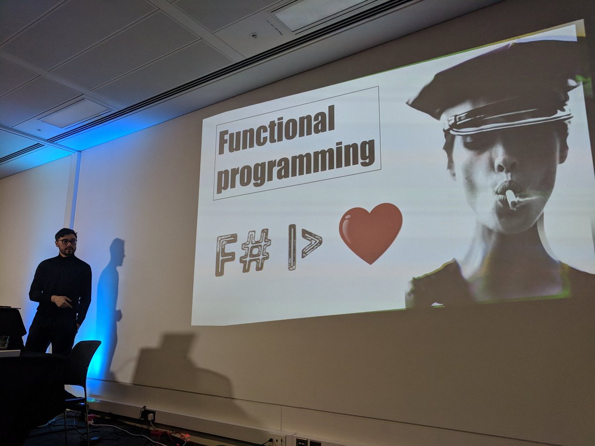 timbabyuk's tweet image. On @AntyaDev talk about F# role in high load production. Announcing of NDamage stress tool to be released soon #fsharpX
