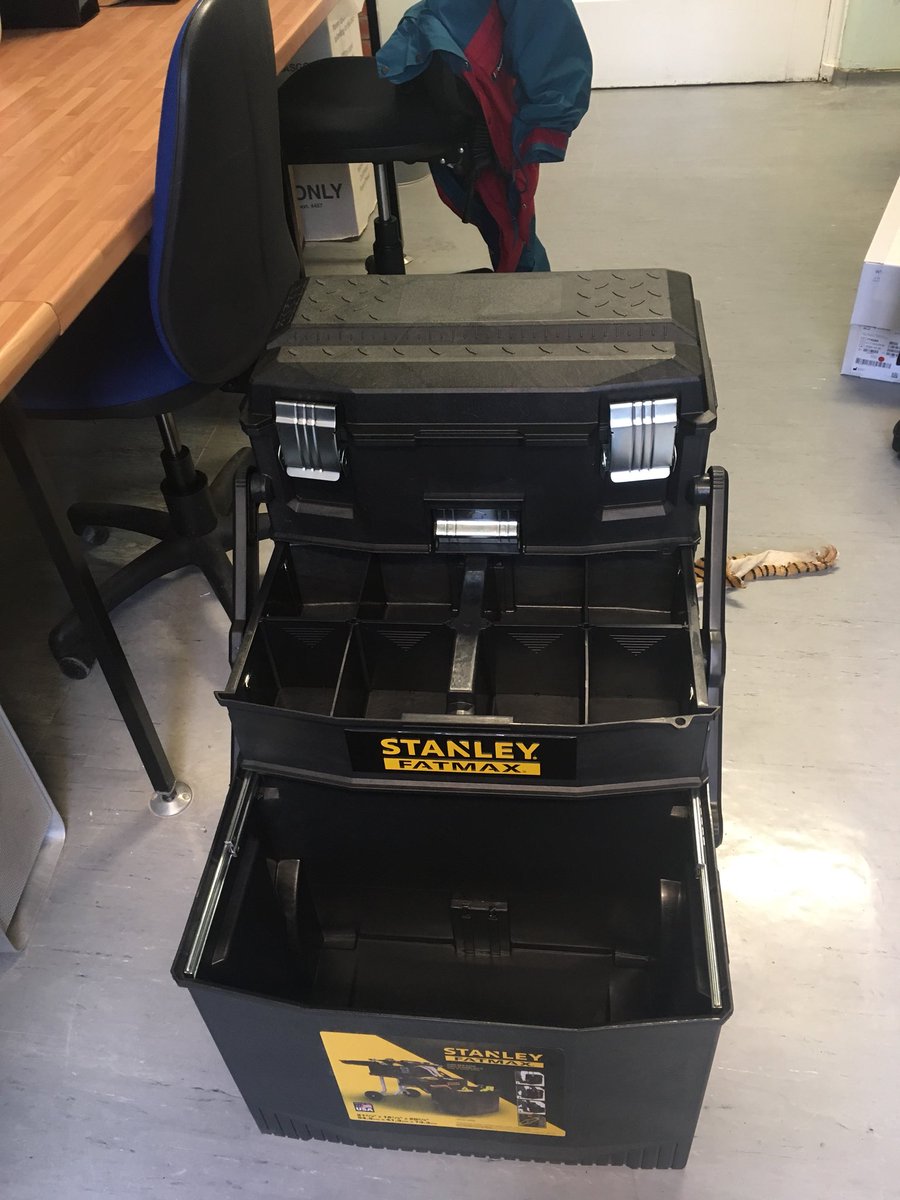 kirstynbrunker's tweet photo. My new #labinasuitcase is an absolute BEAST! Taking this out to Tanzania in couple of weeks fully stocked for some #rabies #realtimesequencing and training https://t.co/foPDGc3PR9