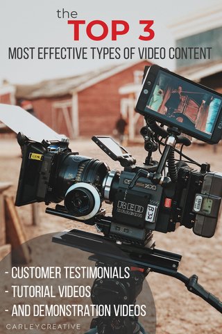Carley_Creative's tweet photo. #FunFact #DidYouKnow that the top three most effective types of video content are customer testimonials (51%), tutorial videos (50%), and demonstration videos (49%) 

#VideoMarketing #trending #strategy #VideoProduction #AustinVideoProduction #SeattleV ... https://t.co/dpT2oQeT6v https://t.co/RPoa4dzMHn