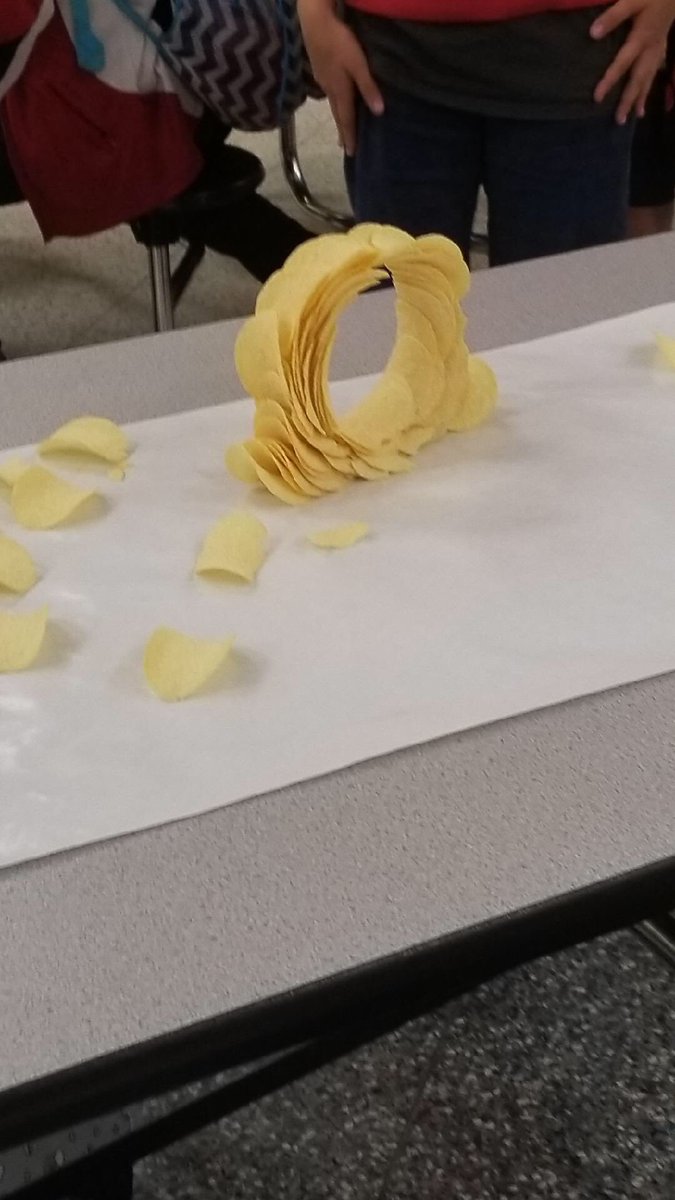 flkhenderson1's tweet photo. STEM students completing the Pringle challenge during stemtastic Thursday. #kmspanthers https://t.co/Kbdo1Qj5Fa